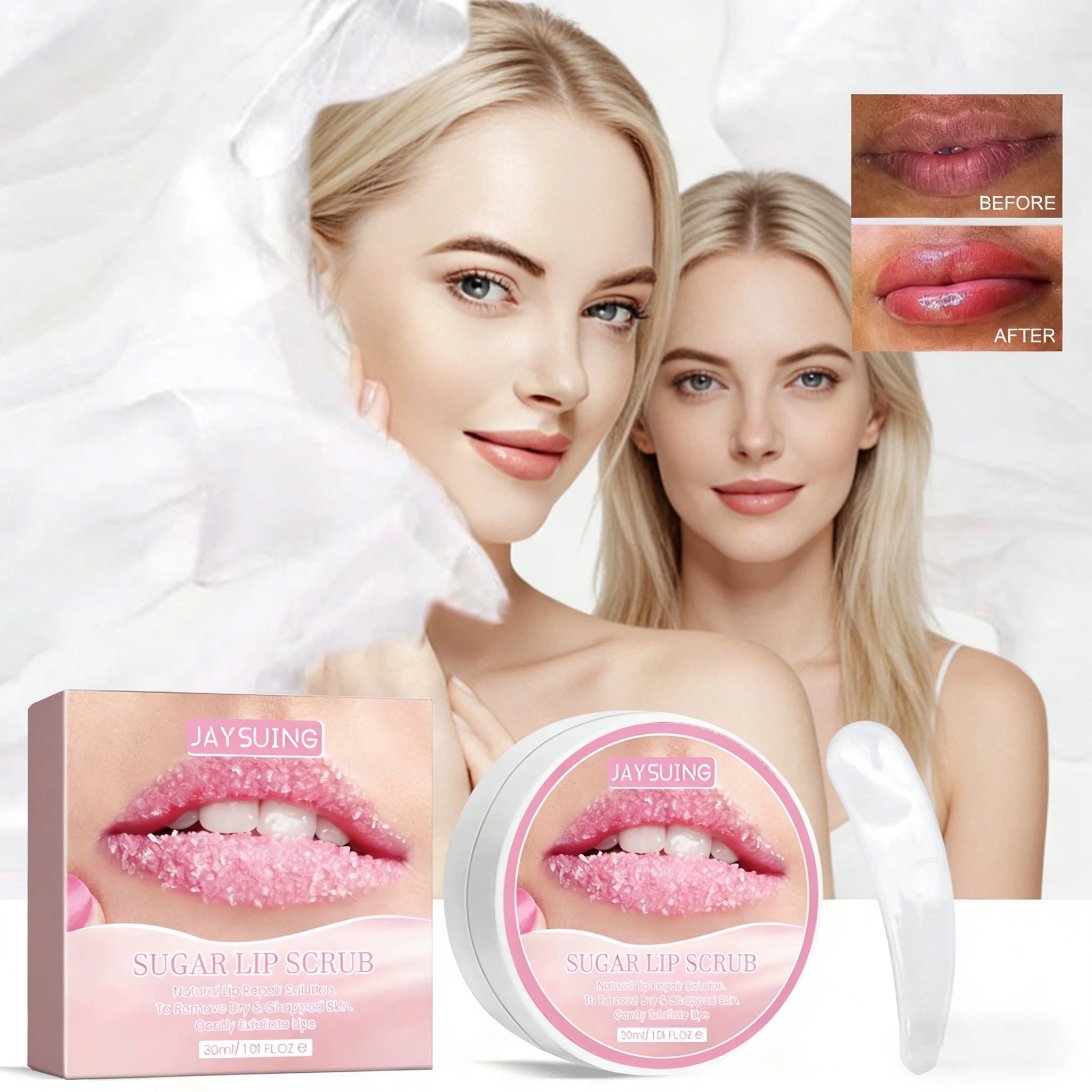 JAYSUING Sugar Lip Balm Fruite Fragrance Moisturizing