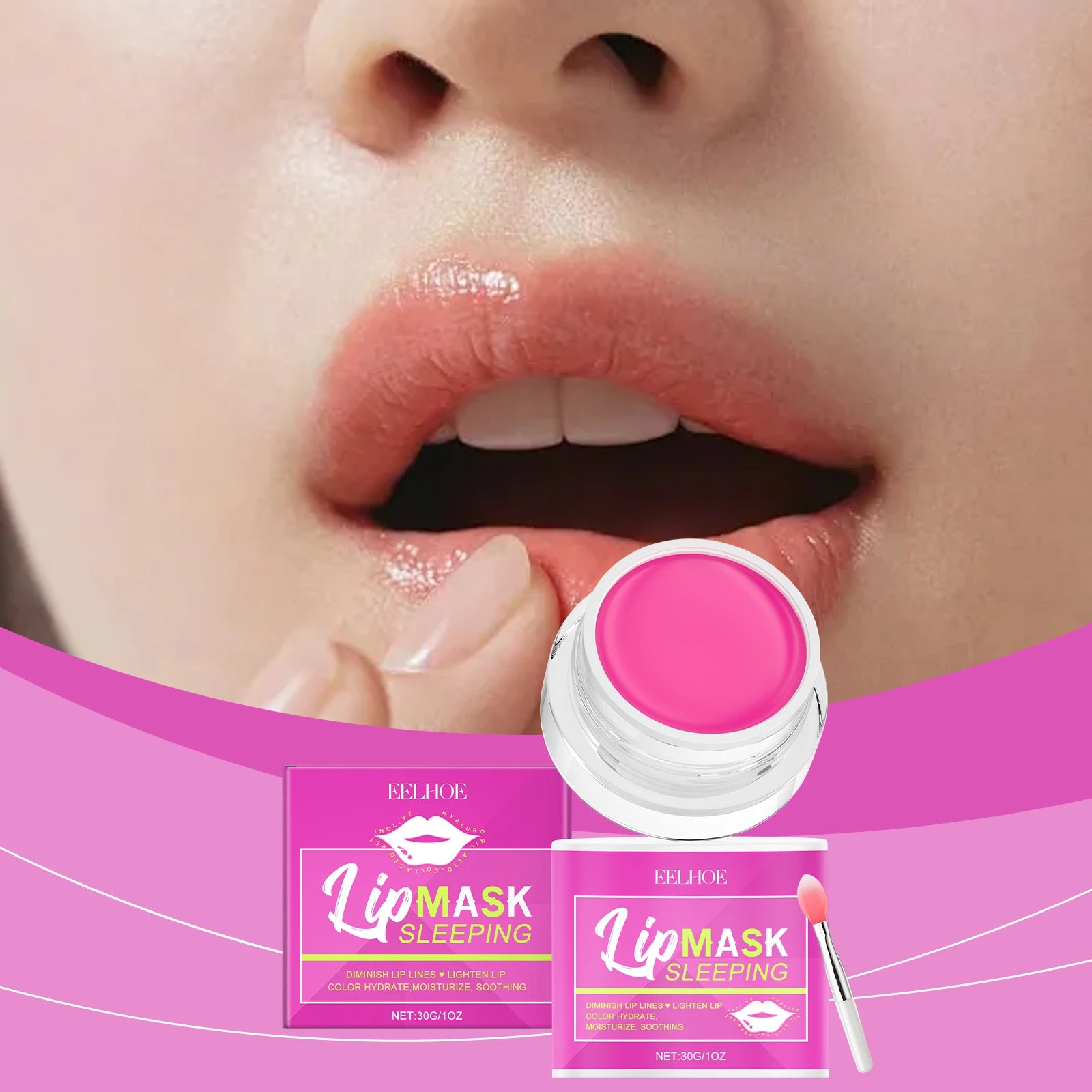 Eelhoe 30g Plumping Lip Mask Moisturizing Anti