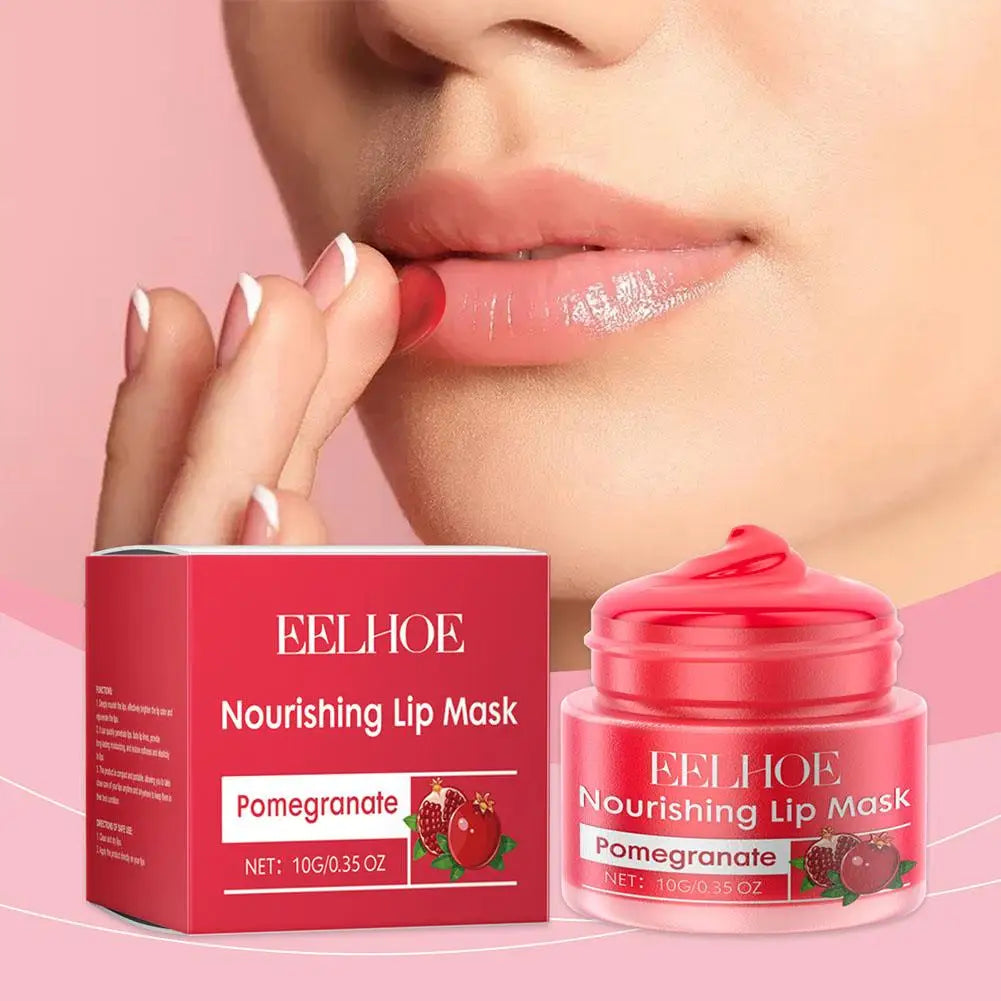 Red Pomegranate Lip Mask For Women Hydrating